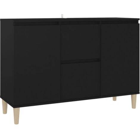 Sideboard Black 101x35x70 cm Engineered Wood vidaXL