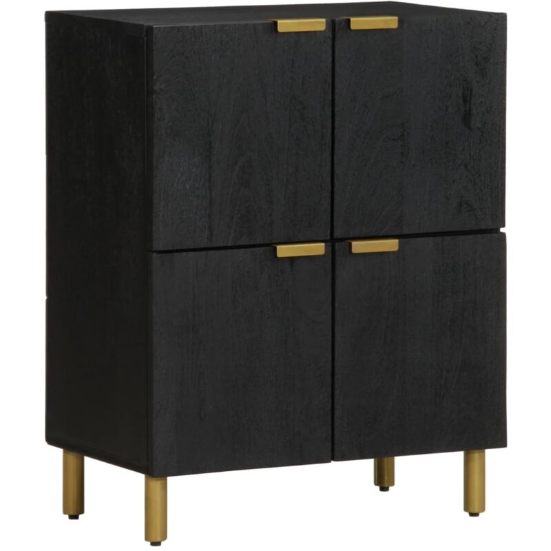 Sideboard Black 60x33x75 Cm Engineered Wood Vidaxl