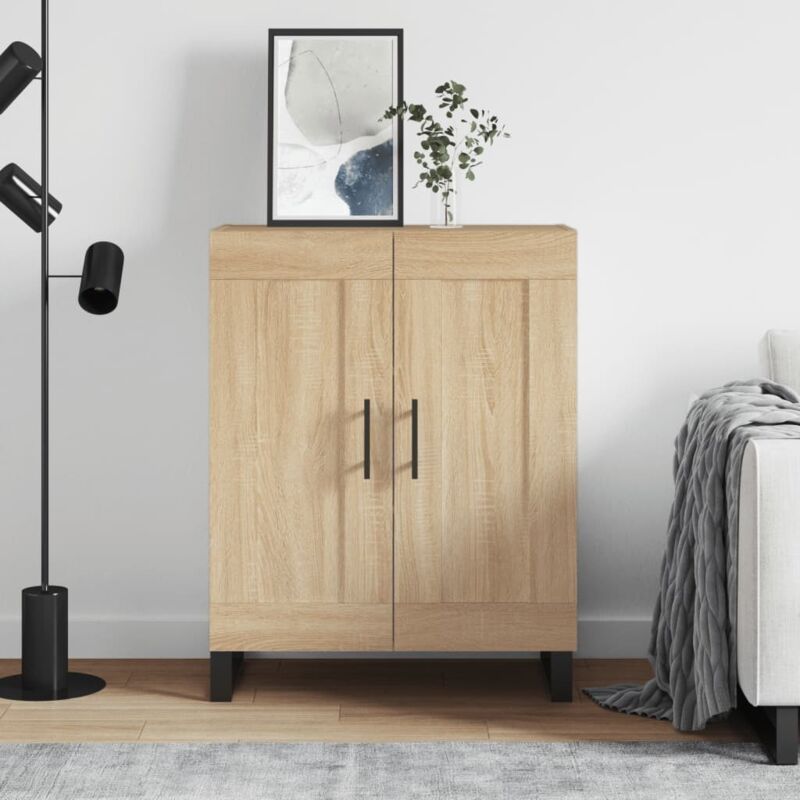 Sideboard Sonoma Oak 69.5x34x90 Cm Engineered Wood Vidaxl