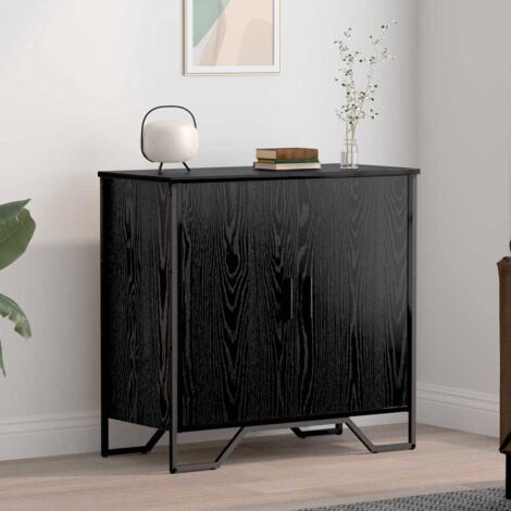 Sideboard Black 78 x 35.5 x 74.5 cm Engineered wood vidaXL
