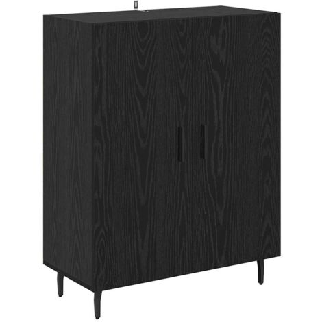 Sideboard Black Oak 69.5 x 34 x 90 cm Engineered Wood vidaXL