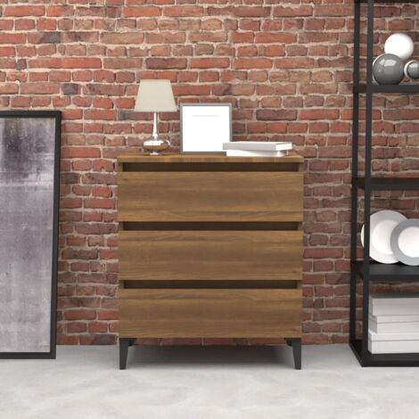 Sideboard Braun Eichen-Optik 60x35x69 cm Holzwerkstoff vidaXL