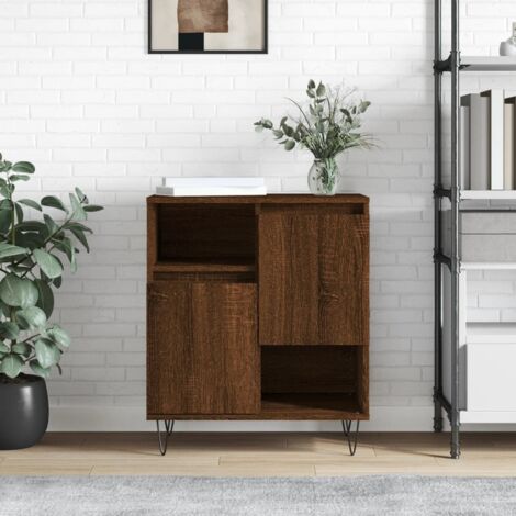 TORANA Sideboard Braun Eichen-Optik 60x35x70 cm Holzwerkstoff