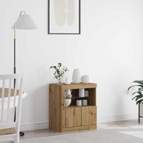 Sideboard Brown 60.5 x 37 x 67 cm Engineered wood vidaXL
