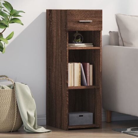 Sideboard Brown Oak 30x42.5x93 cm Engineered Wood vidaXL