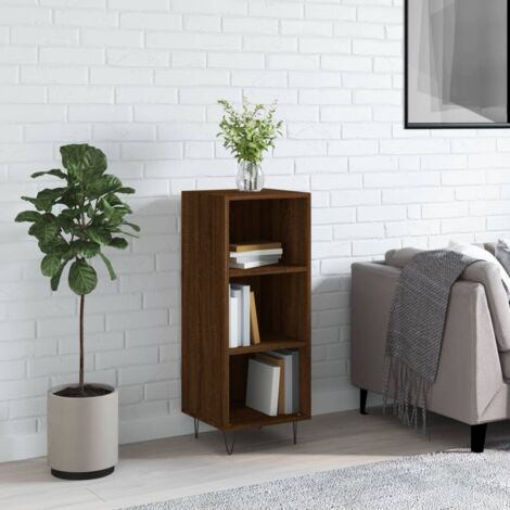 Sideboard Brown Oak 34.5x32.5x90 cm Engineered Wood vidaXL