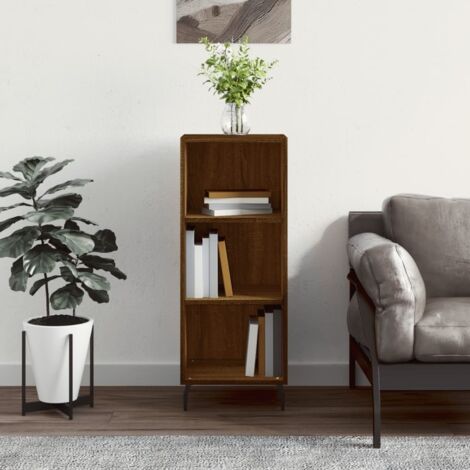 Sideboard Brown Oak 34.5x32.5x90 cm Engineered Wood vidaXL