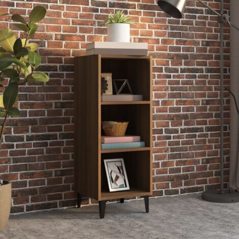 Sideboard Brown Oak 34.5x32.5x90 cm Engineered Wood vidaXL