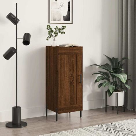 Sideboard Brown Oak 34.5x34x90 cm Engineered Wood vidaXL
