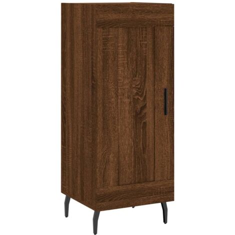 Sideboard Brown Oak 34.5x34x90 cm Engineered Wood vidaXL
