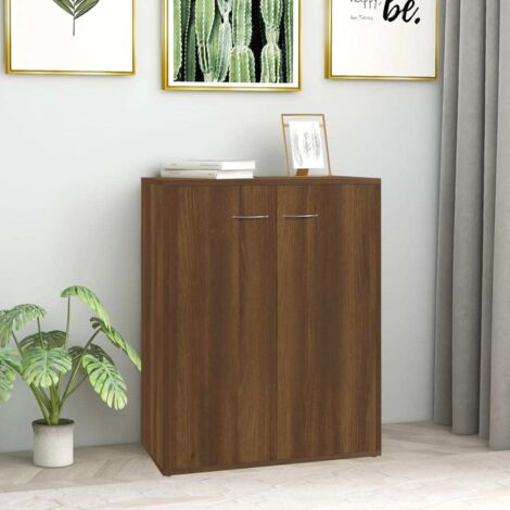 Sideboard Brown Oak 60x30x75 cm Engineered Wood vidaXL