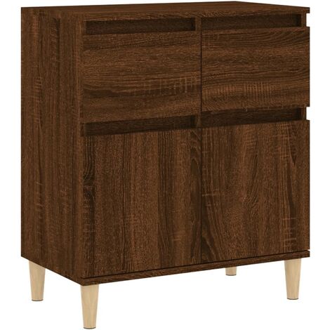 Sideboard Brown Oak 60x35x70 cm Engineered Wood vidaXL