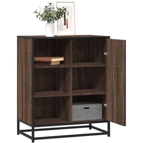 Sideboard Brown Oak 62x35x76 cm Engineered Wood vidaXL