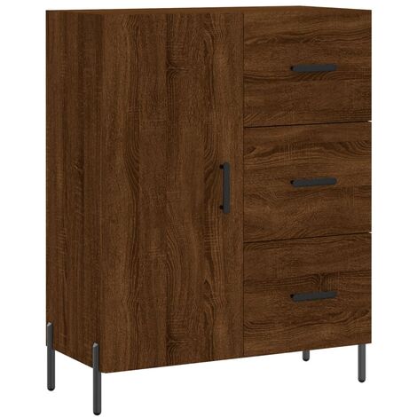Sideboard Brown Oak 69.5x34x90 cm Engineered Wood vidaXL