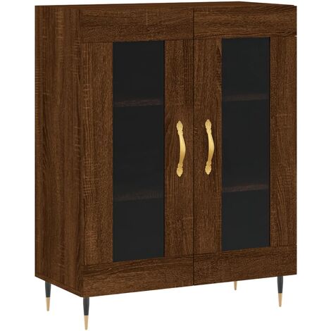 Sideboard Brown Oak 69.5x34x90 cm Engineered Wood vidaXL
