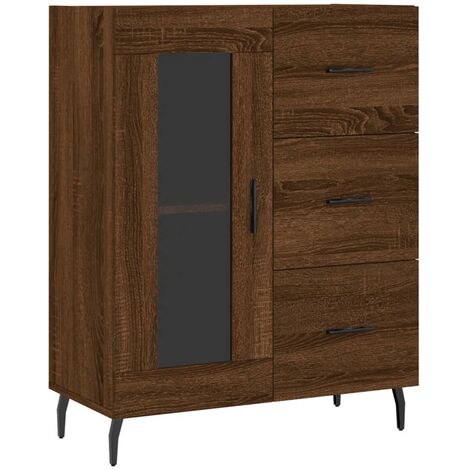 Sideboard Brown Oak 69.5x34x90 cm Engineered Wood vidaXL