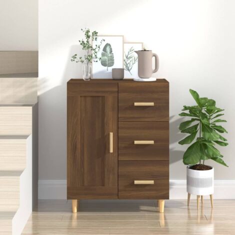 Sideboard Brown Oak 69.5x34x90 cm Engineered Wood vidaXL