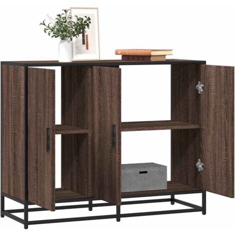 Sideboard Brown Oak 94x35x76 cm Engineered Wood vidaXL