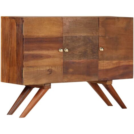 Sideboard Brown Solid Reclaimed Wood 110x30x75 cm vidaXL