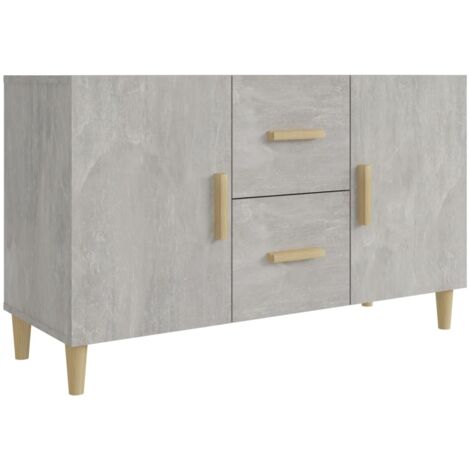 Sideboard Concrete Grey 100x36x60 cm Engineered Wood vidaXL