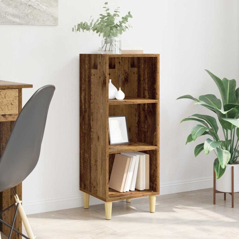 Sideboard Old Wood 32.5 X 34.5 X 90 Cm Engineered Wood Vidaxl