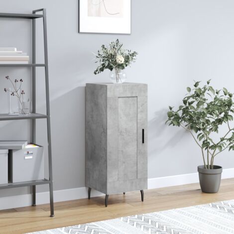 Sideboard Concrete Grey 34.5x34x90 cm Engineered Wood vidaXL