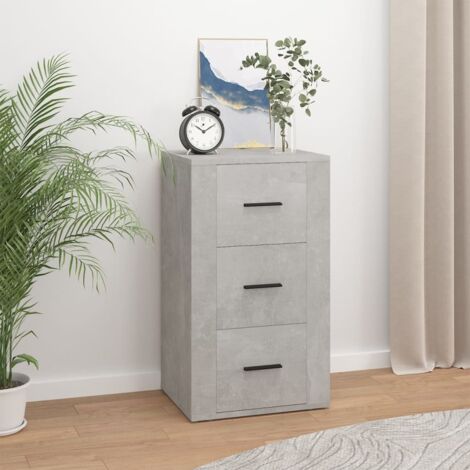Sideboard Concrete Grey 40x33x70 cm Engineered Wood vidaXL