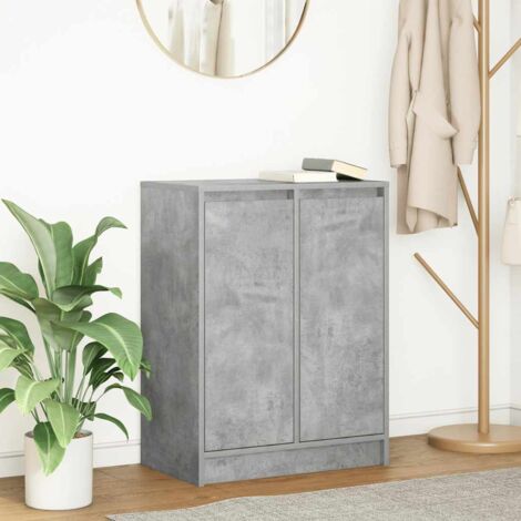 Sideboard Concrete Grey 57x34x76 cm Engineered Wood vidaXL