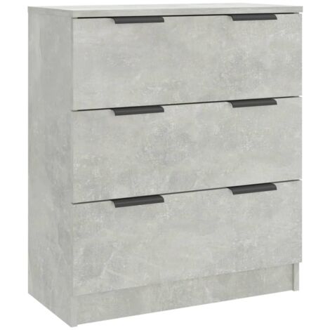 Sideboard Concrete Grey 60x30x70 cm Engineered Wood vidaXL