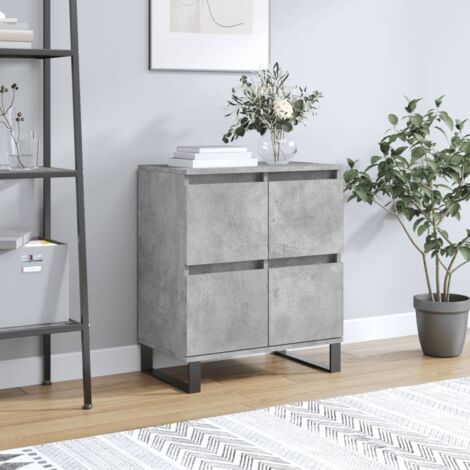 Sideboard Concrete Grey 60x35x70 cm Engineered Wood vidaXL