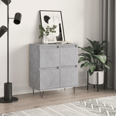 Sideboard Concrete Grey 60x35x70 cm Engineered Wood vidaXL