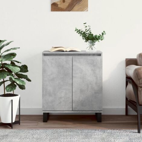 Sideboard Concrete Grey 60x35x70 cm Engineered Wood vidaXL