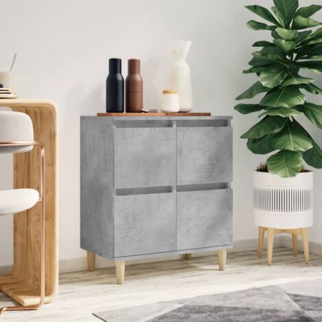 Sideboard Concrete Grey 60x35x70 cm Engineered Wood vidaXL