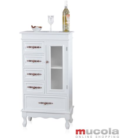 Sideboard Display Case Console Glass Door Living Room Cabinet