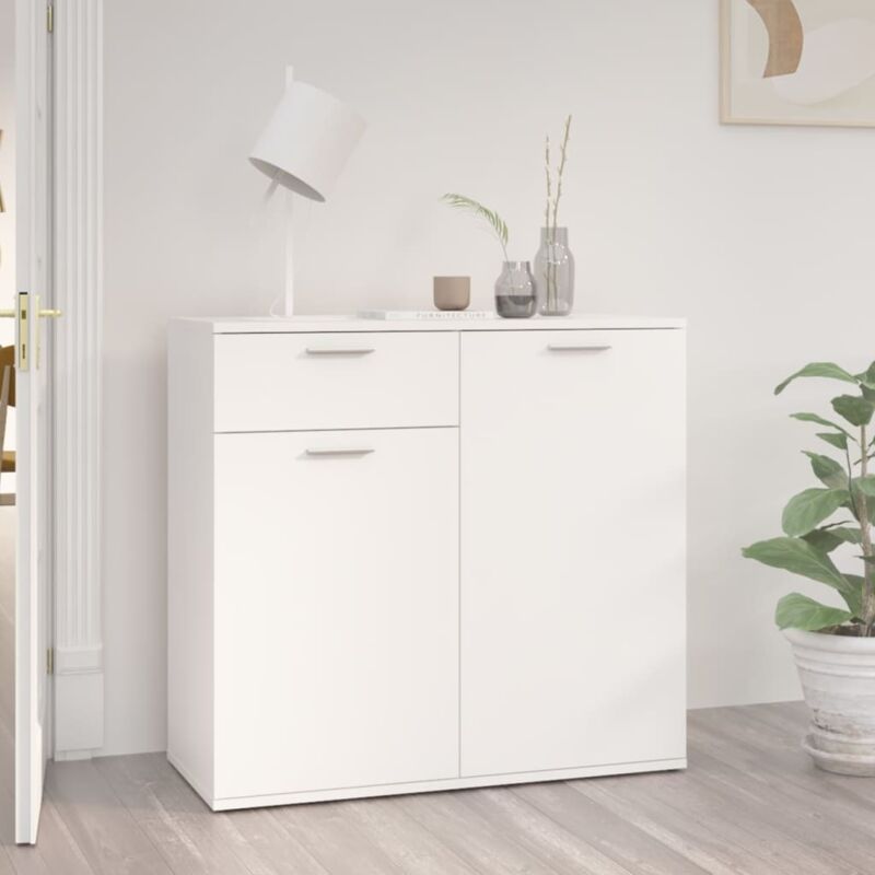 Sideboard Weiß 80x36x75 Cm Holzwerkstoff Vidaxl20791