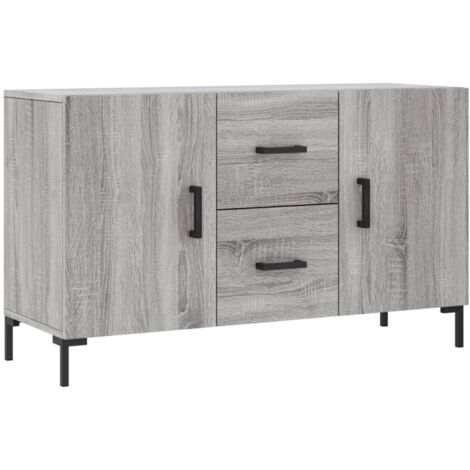 Sideboard Grau Sonoma 100x36x60 cm Holzwerkstoff vidaXL