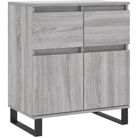 Sideboard Grau Sonoma 60x35x70 cm Holzwerkstoff vidaXL