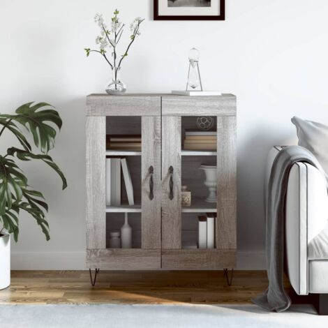 Sideboard Grau Sonoma 69,5x34x90 cm Holzwerkstoff vidaXL