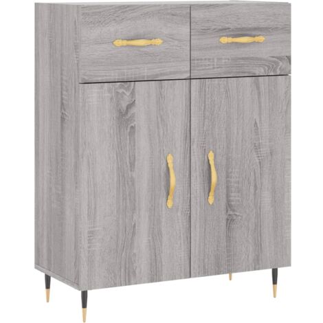 Sideboard Grau Sonoma 69,5x34x90 cm Holzwerkstoff vidaXL