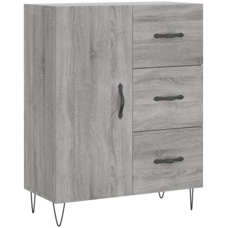 Sideboard Grau Sonoma 69,5x34x90 cm Holzwerkstoff vidaXL