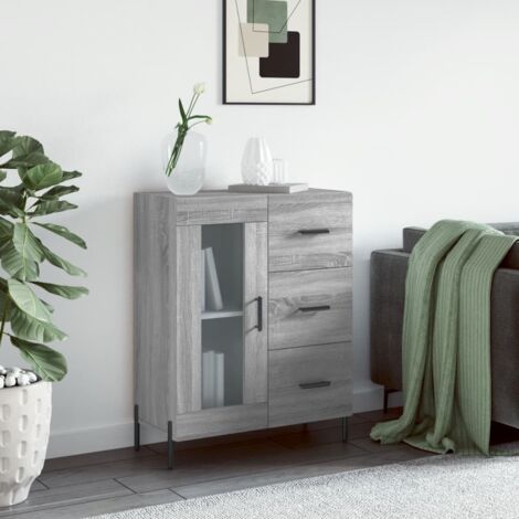 Sideboard Grau Sonoma 69,5x34x90 cm Holzwerkstoff vidaXL