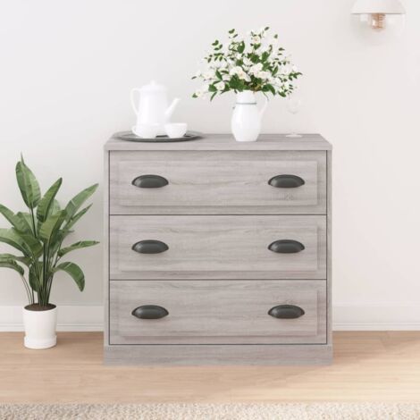 Sideboard Grau Sonoma 70x35,5x67,5 cm Holzwerkstoff vidaXL