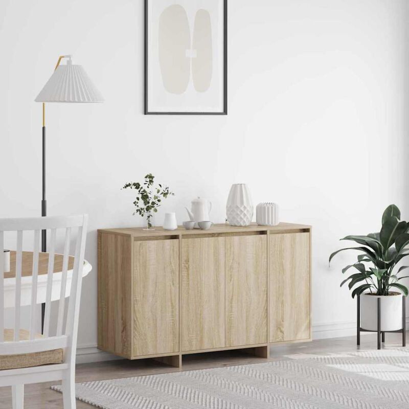 Sideboard Sonoma Eiche 120 X 41 X 75 Cm Holzwerkstoff Vidaxl