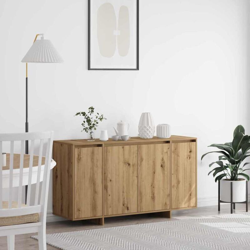 Vidaxl - Sideboard Eiche Handwerklich 135 X 41 X 69 Cm Holzwerkstoff