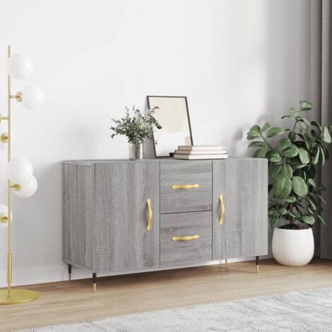 Sideboard Grey Sonoma 100x36x60 cm Engineered Wood vidaXL