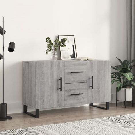 Sideboard Grey Sonoma 100x36x60 cm Engineered Wood vidaXL