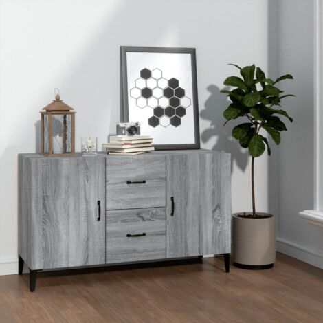 Sideboard Grey Sonoma 100x36x60 cm Engineered Wood vidaXL
