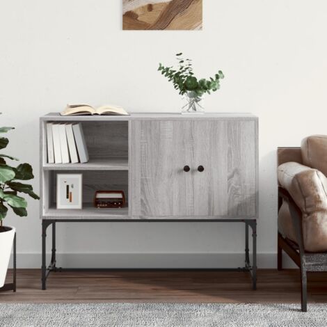 Sideboard Grey Sonoma 100x40x79.5 cm Engineered Wood vidaXL