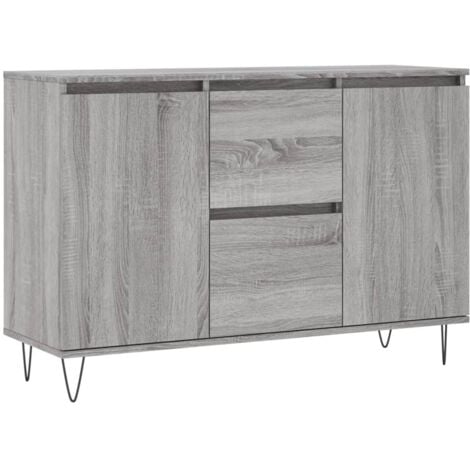 Sideboard Grey Sonoma 104x35x70 cm Engineered Wood vidaXL