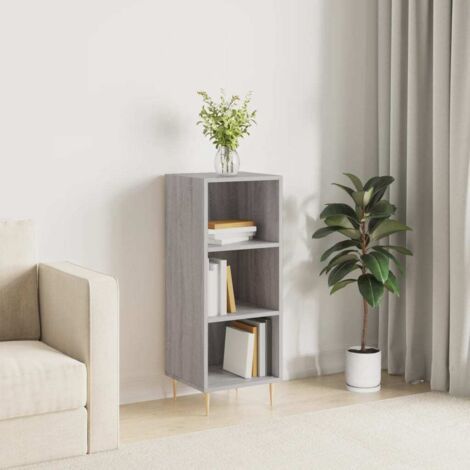 Sideboard Grey Sonoma 34.5x32.5x90 cm Engineered Wood vidaXL